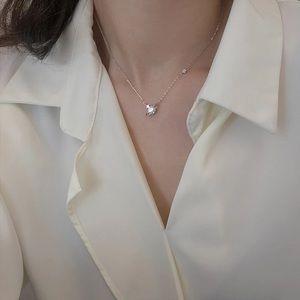 New Sterling Silver 925 Planet & Stars adjustable Necklace